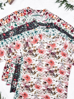 Blair Long Sleeve Top - Floral Sunset