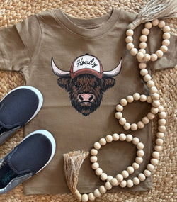 Howdy Highland Cow Tee