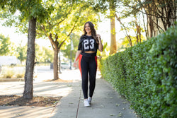 PreOrder | The Roxie - Red Panel Full Length Leggings