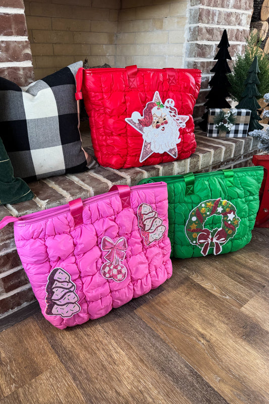 PREORDER- XMAS PUFFER BAG