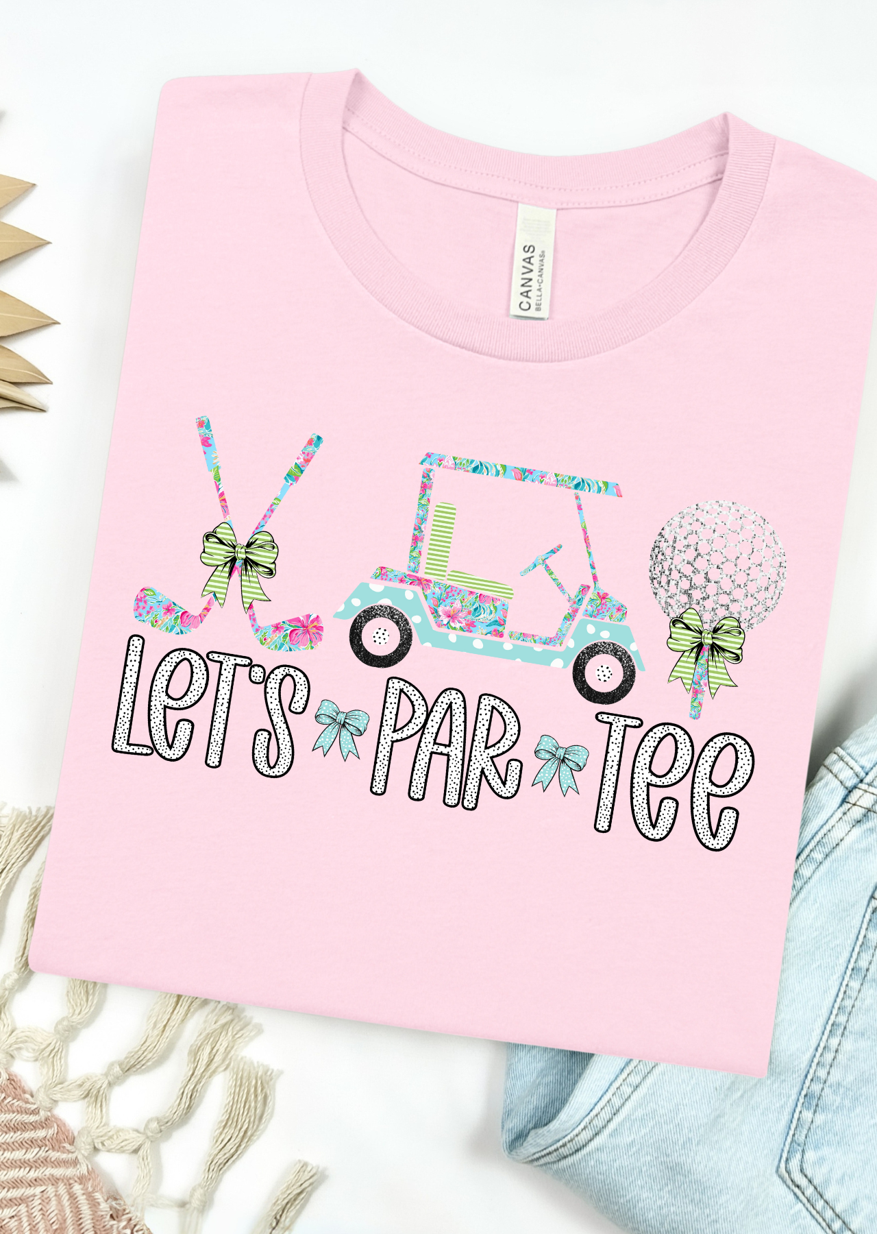 Floral Fairway  Bella Canvas T-Shirt