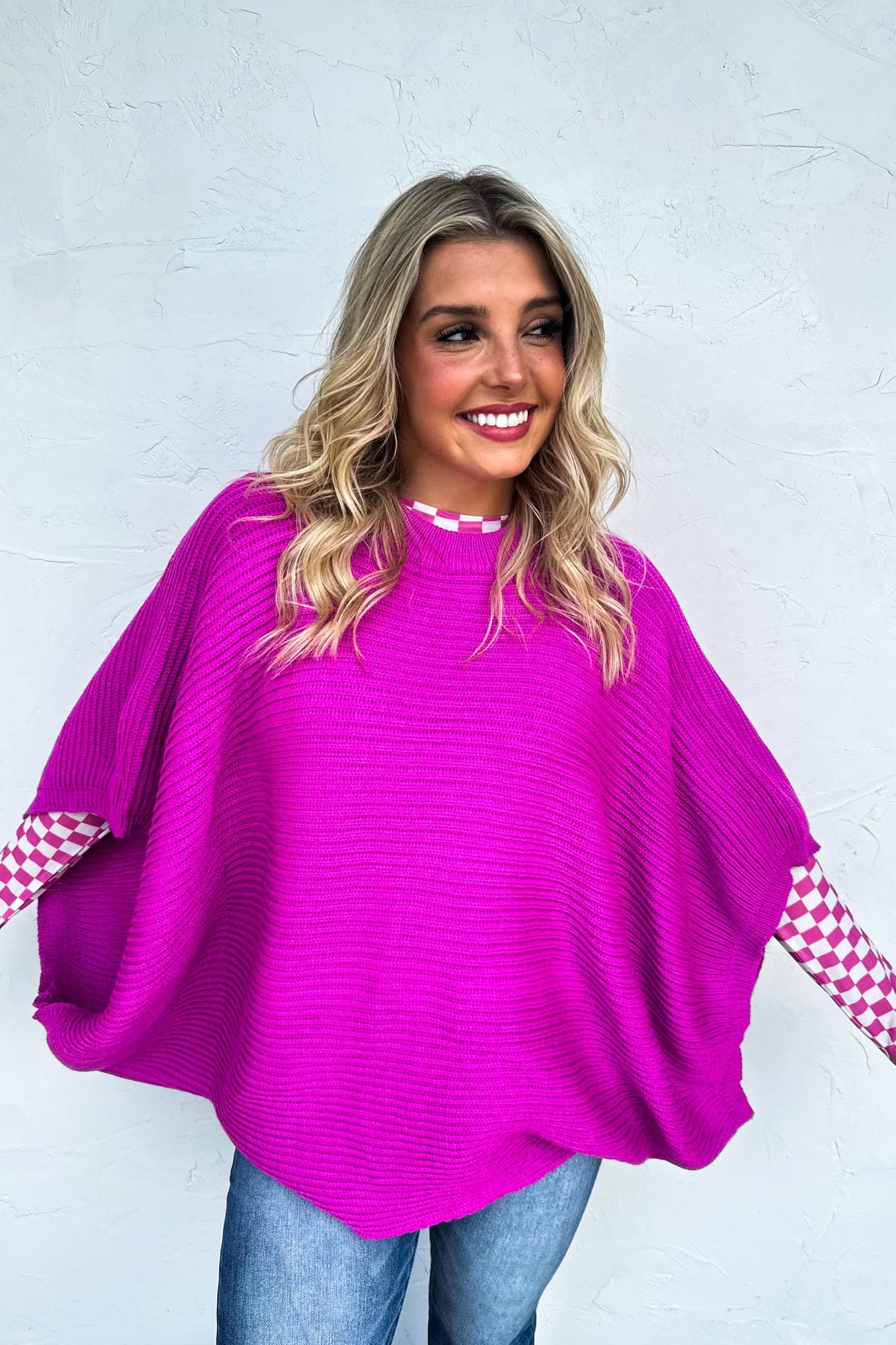 PREORDER- MEG PULLOVER PONCHO