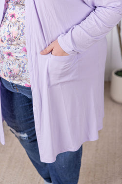 Classic Cardigan - Lavender