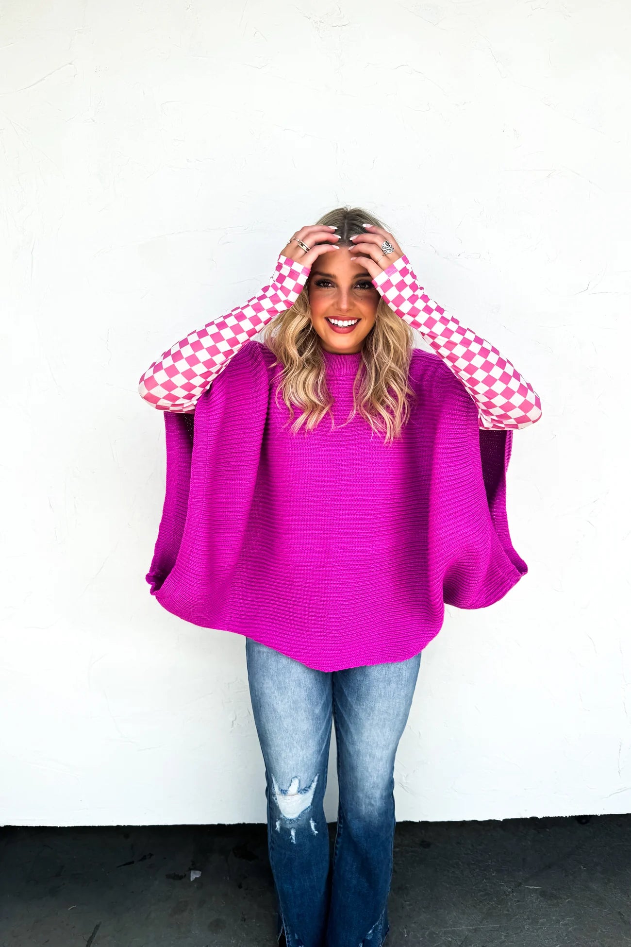 PREORDER- MEG PULLOVER PONCHO