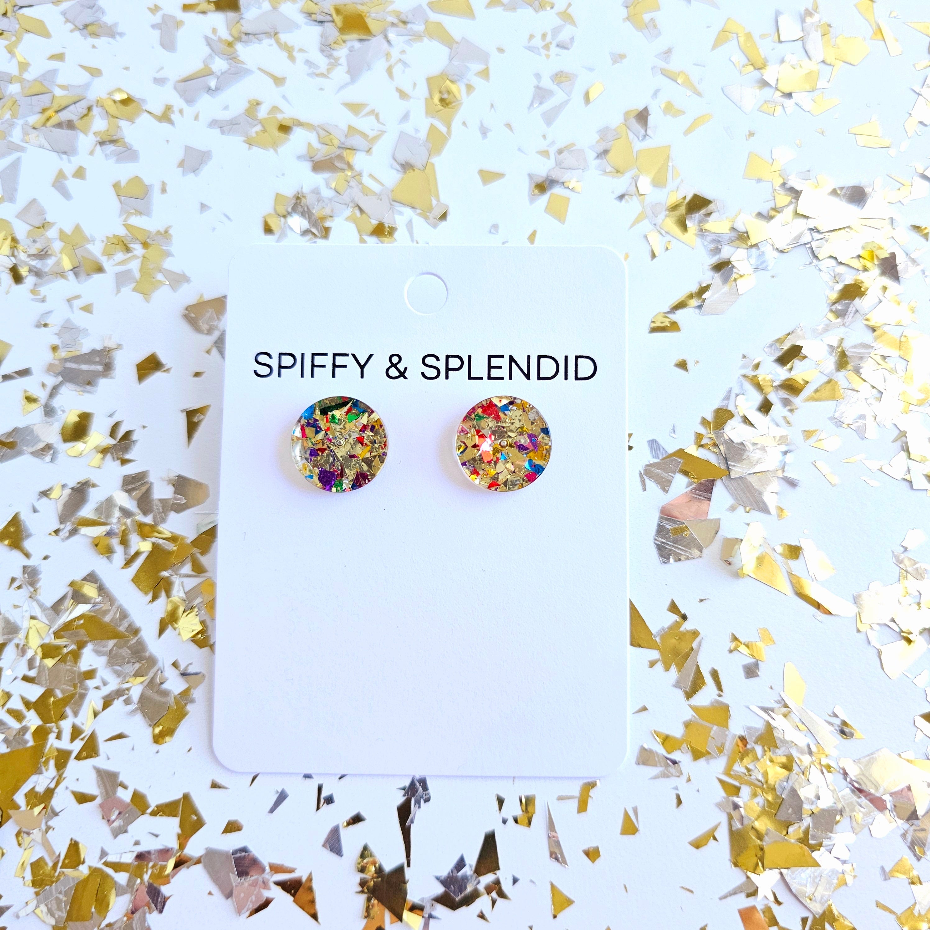 Sophie Studs - Gold Sparkle