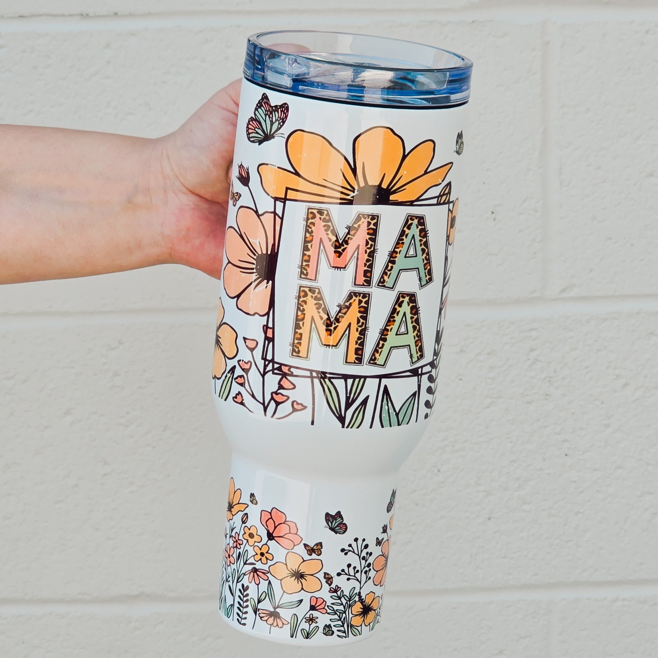 Blooming Mama 40oz Tumbler