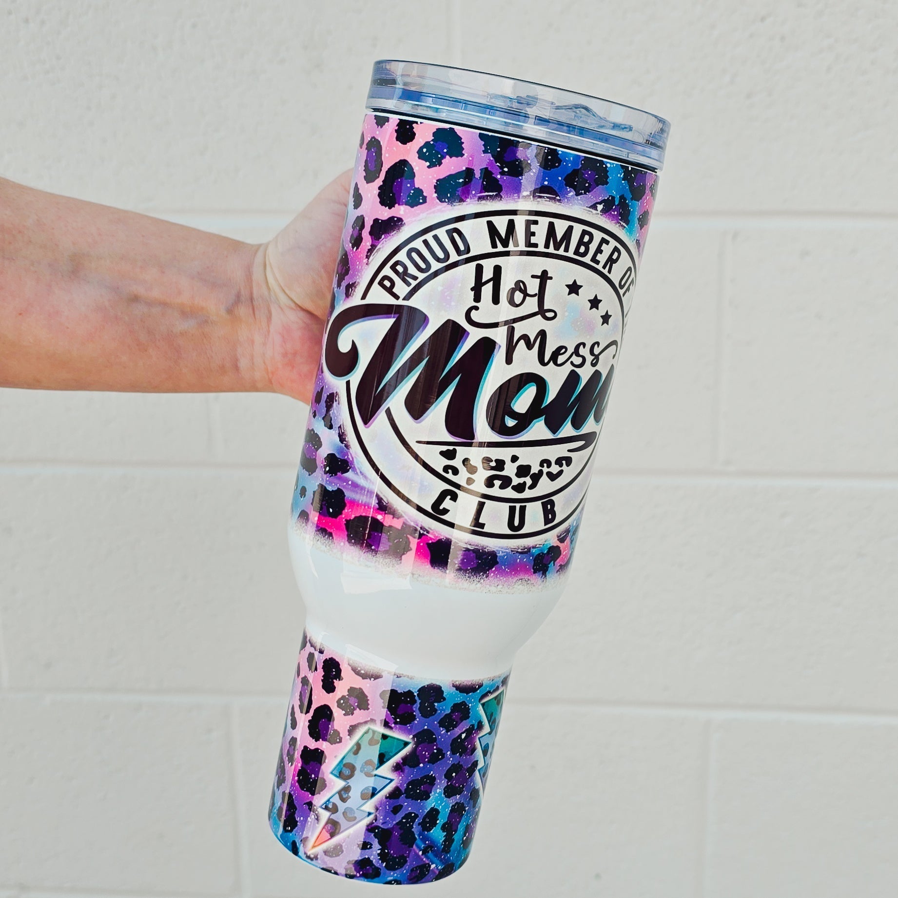 Hot Mess Mom's Club 40oz Tumbler