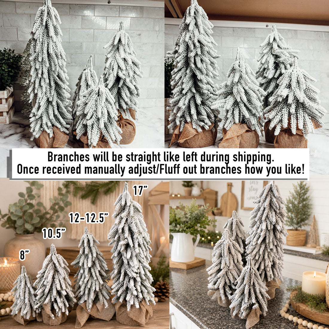 Snow Christmas Trees NEW