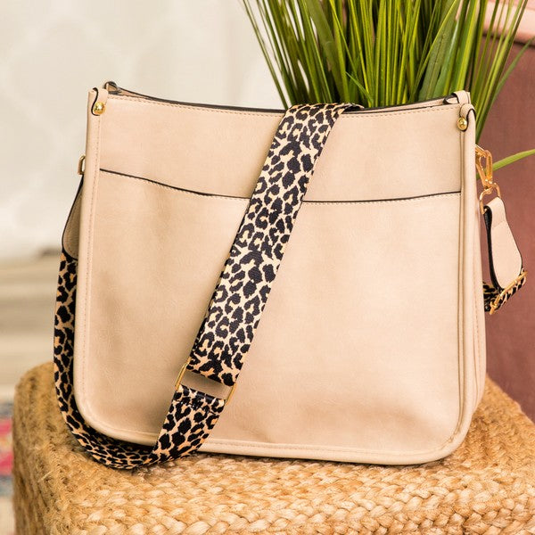 Crossbody Handbag Purse Leopard Animal Strap