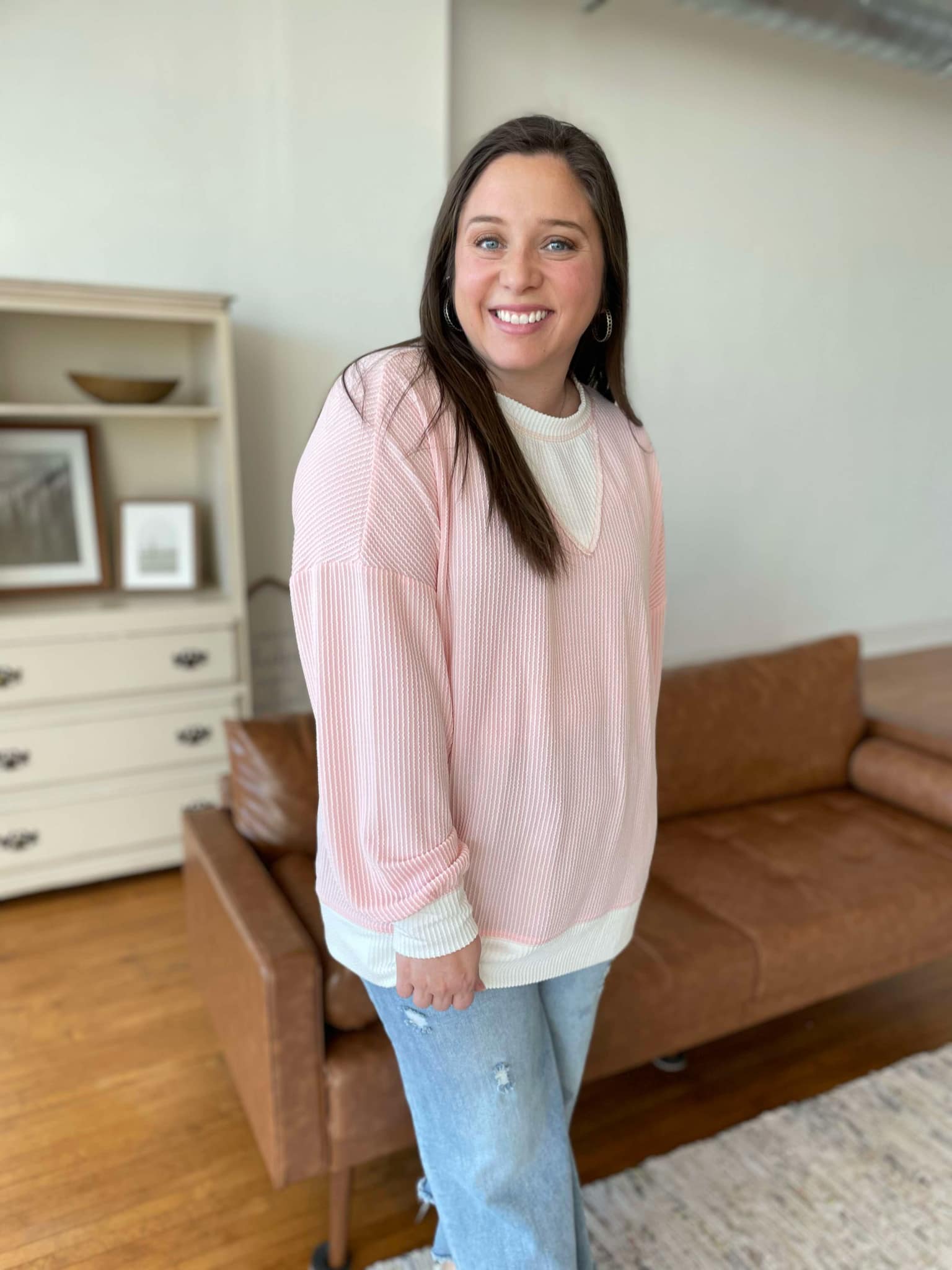 Taking It In Stride Corded Top in Two Colors
