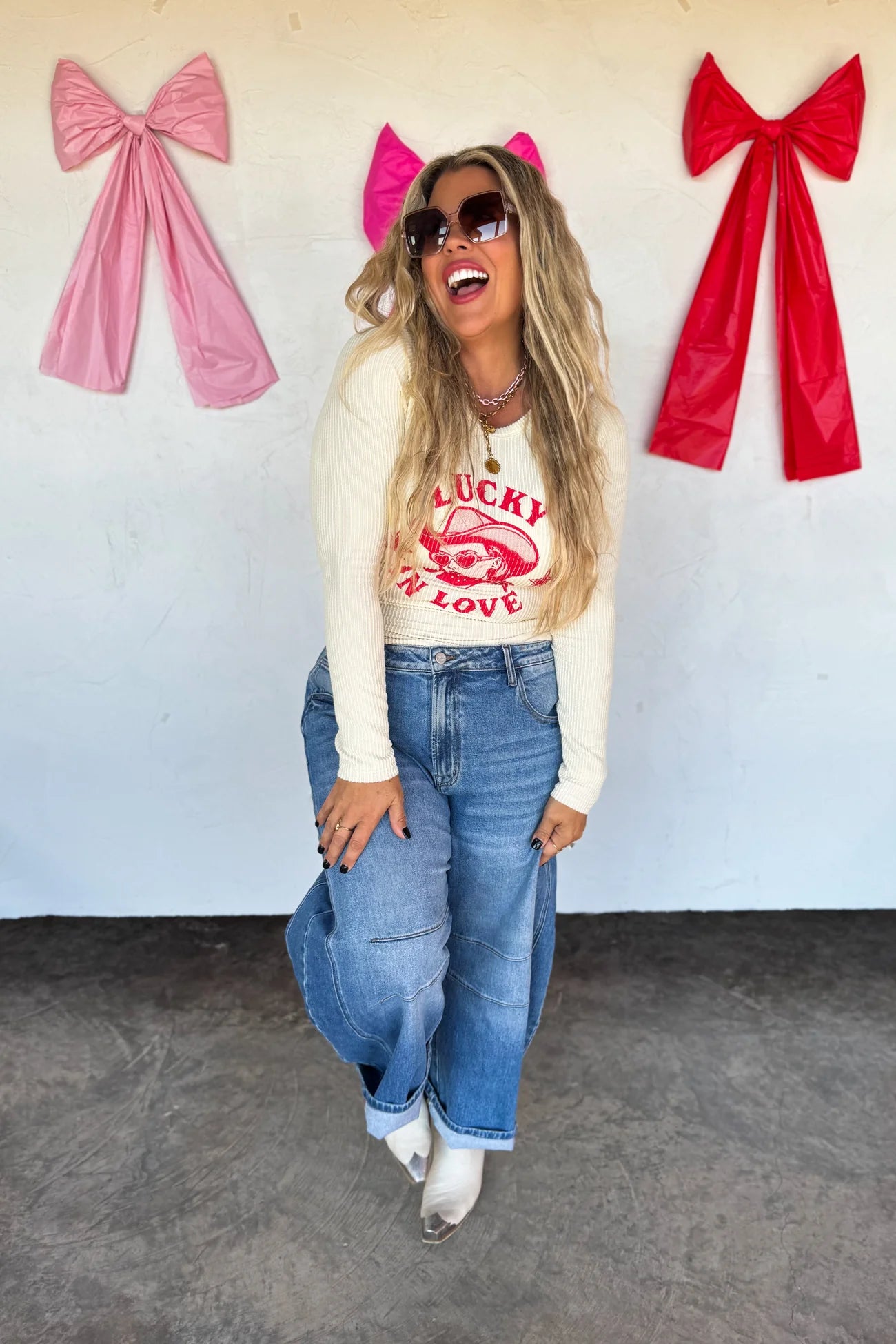 PREORDER- LUCKY LOVE GRAPHIC TOP