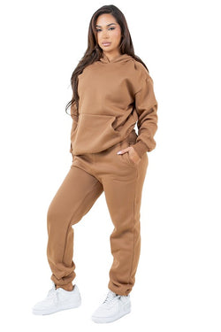 WOMEN FASHION SWEATSUIT TWO PIECE PANT SET