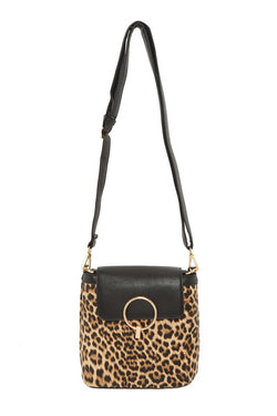 Leopard Print Crossbody Bag