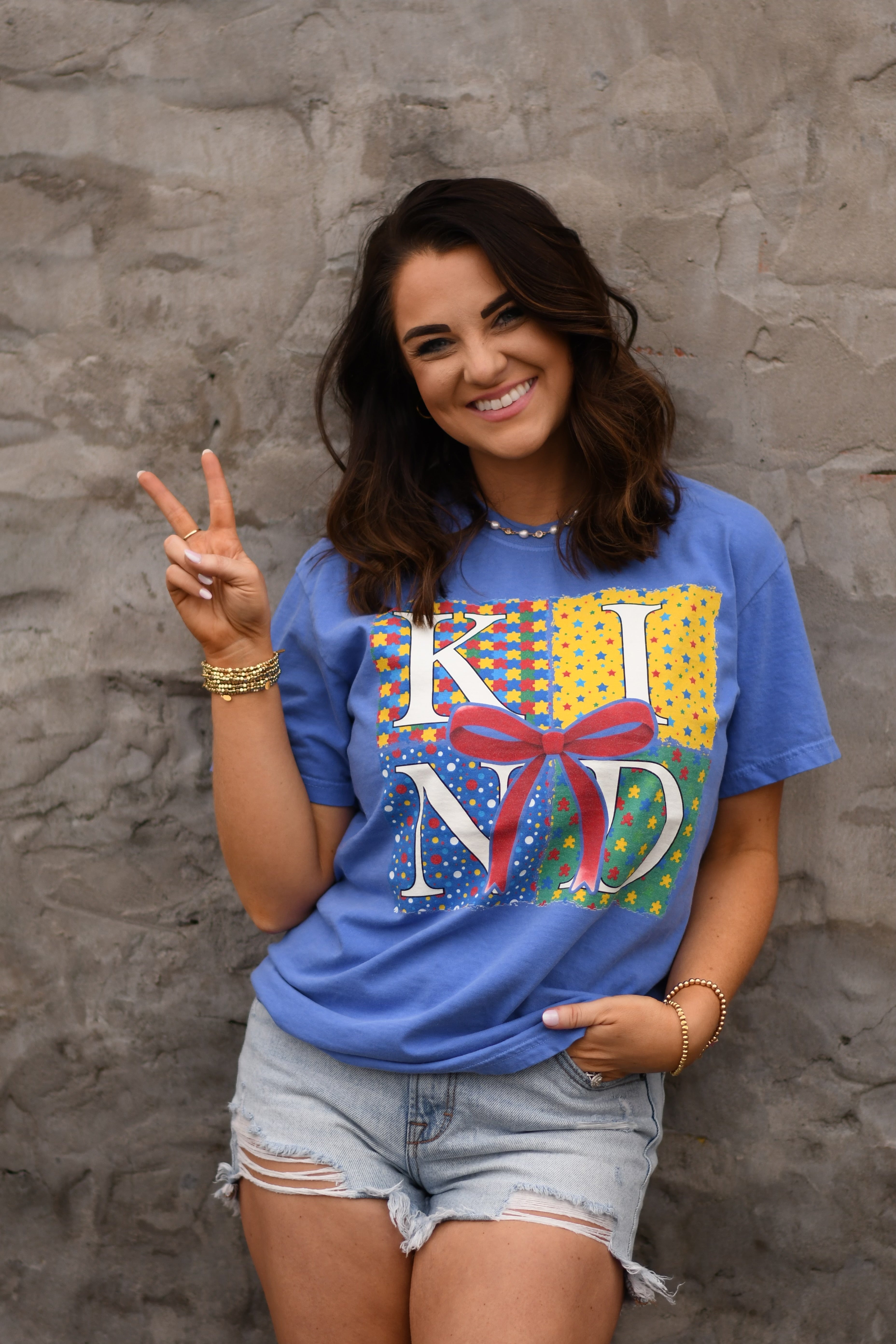 Kind Autism Bow Tee