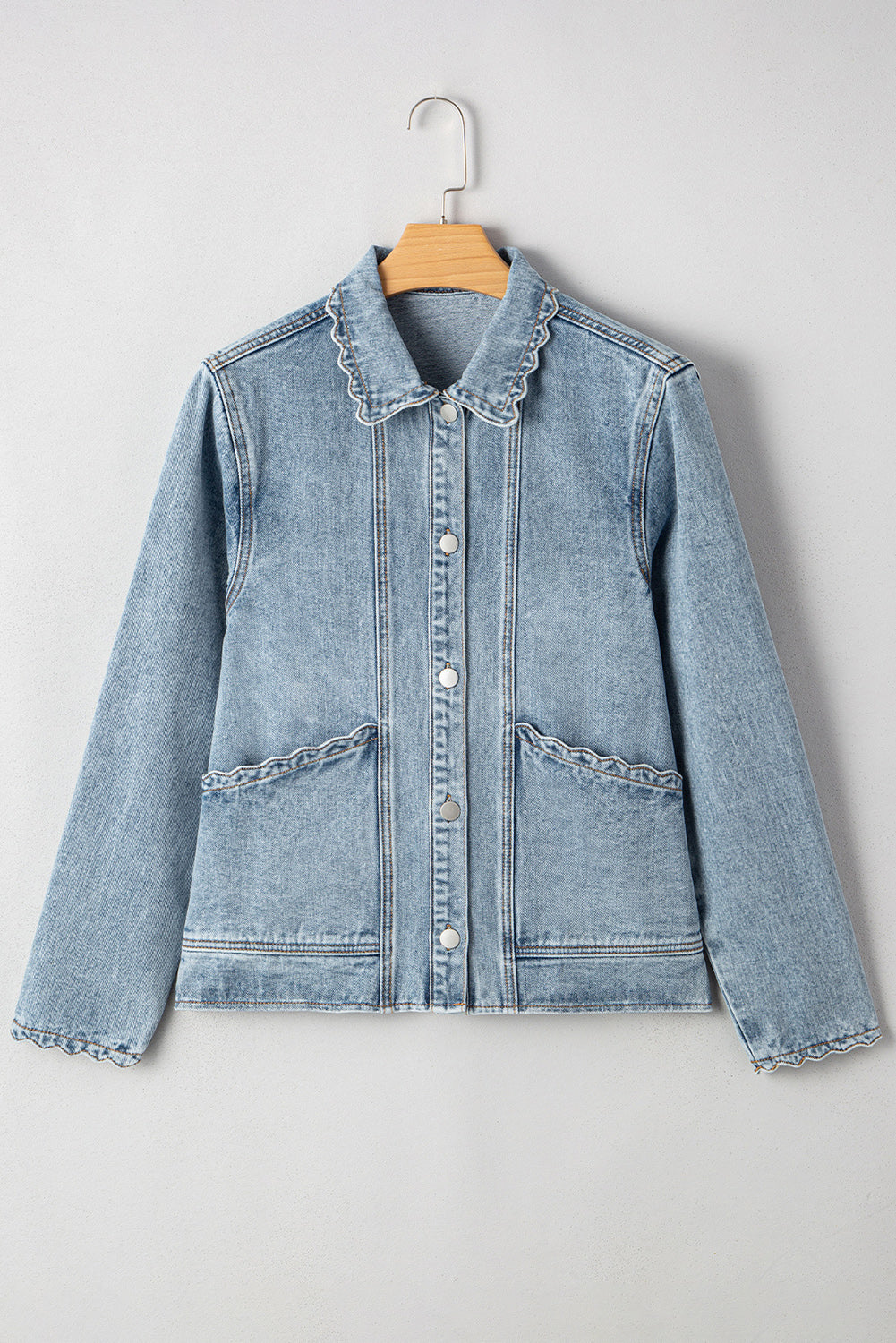 Scallop Pocket Denim Jacket WTW