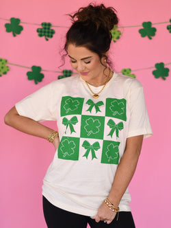 RTS Shamrocks And Bows Tee