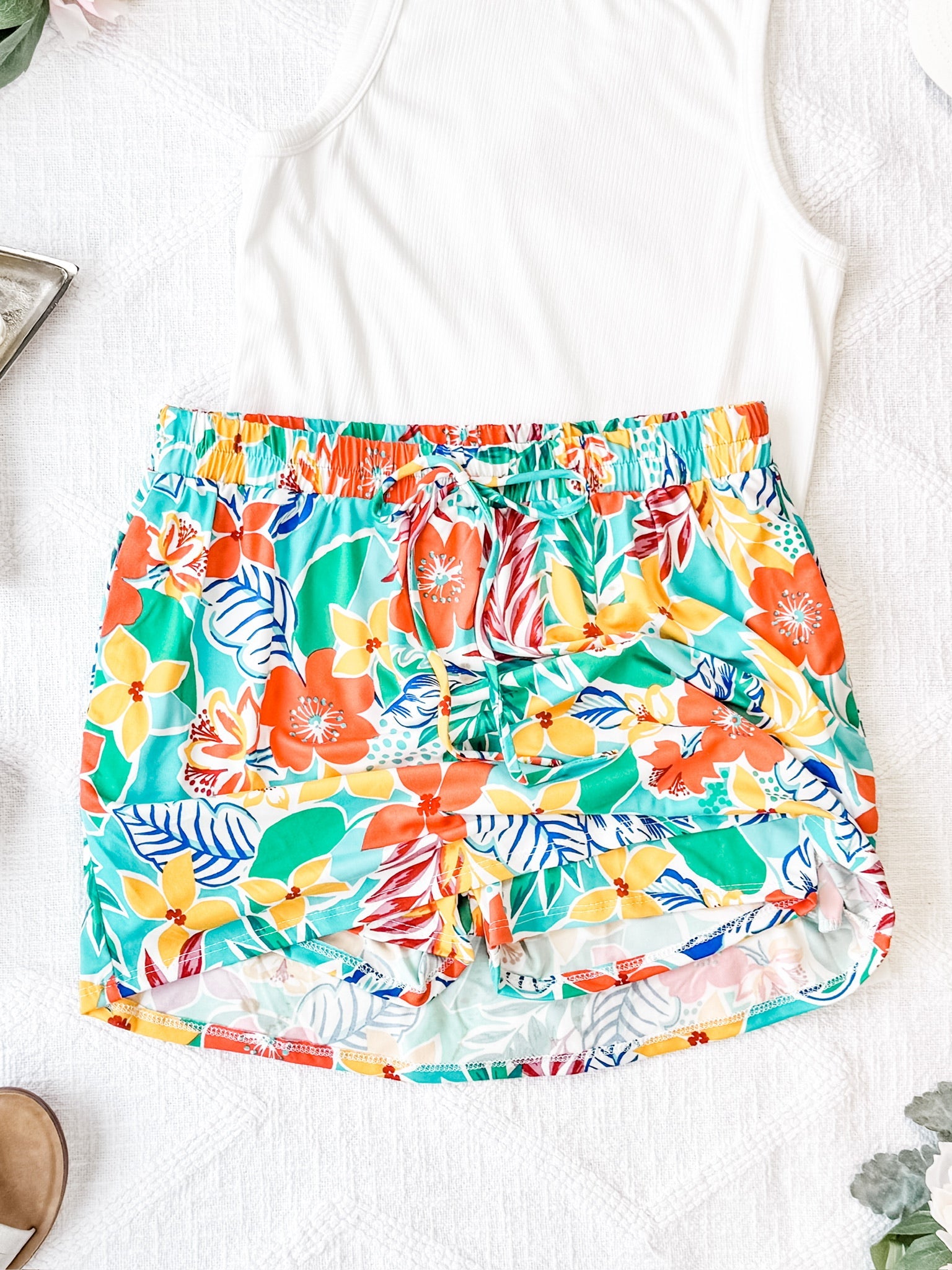 Sienna Skort - Tropical Floral Mix