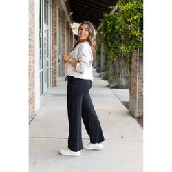 Ready to Ship | The Morgan - Casual Loose Fit LUXE Wide Leg Pants