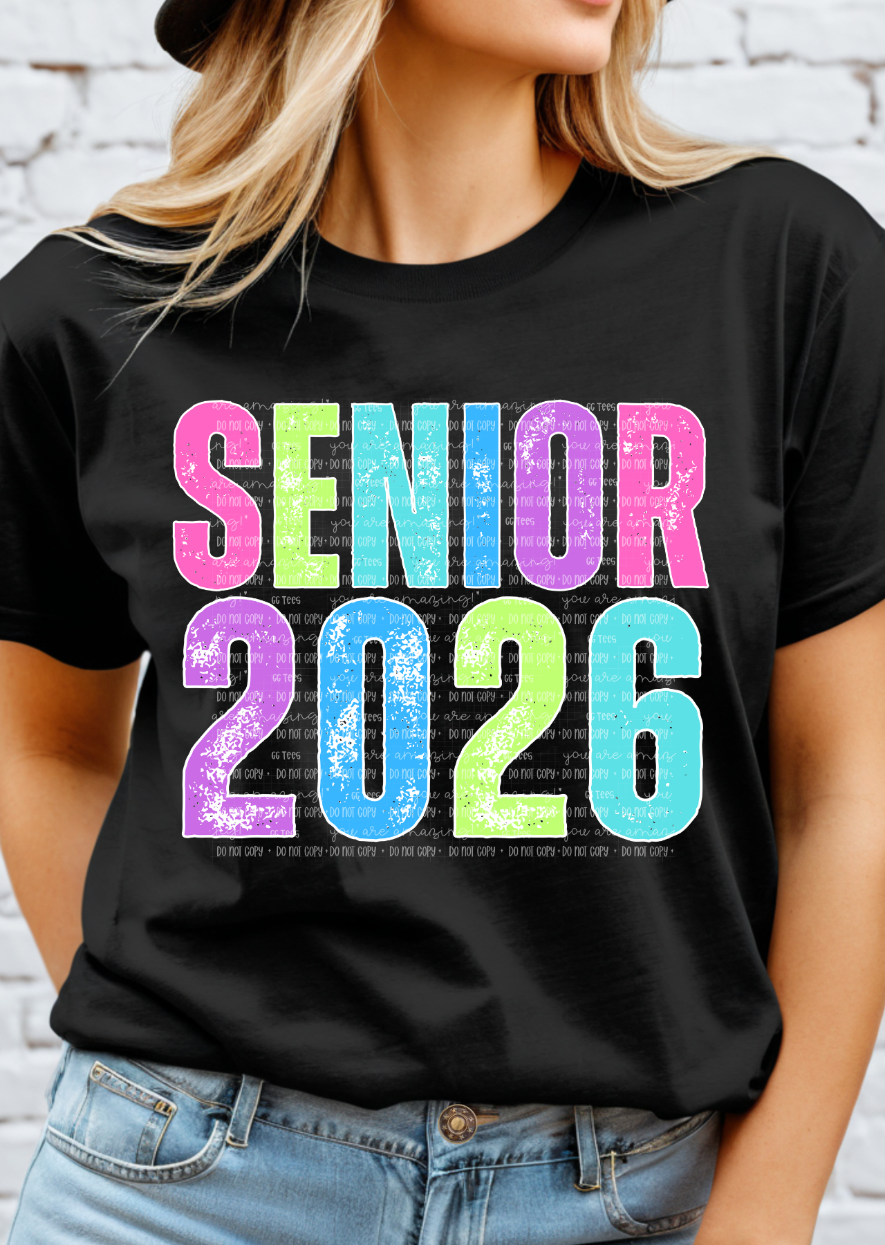 Senior 2026 Neon Tee
