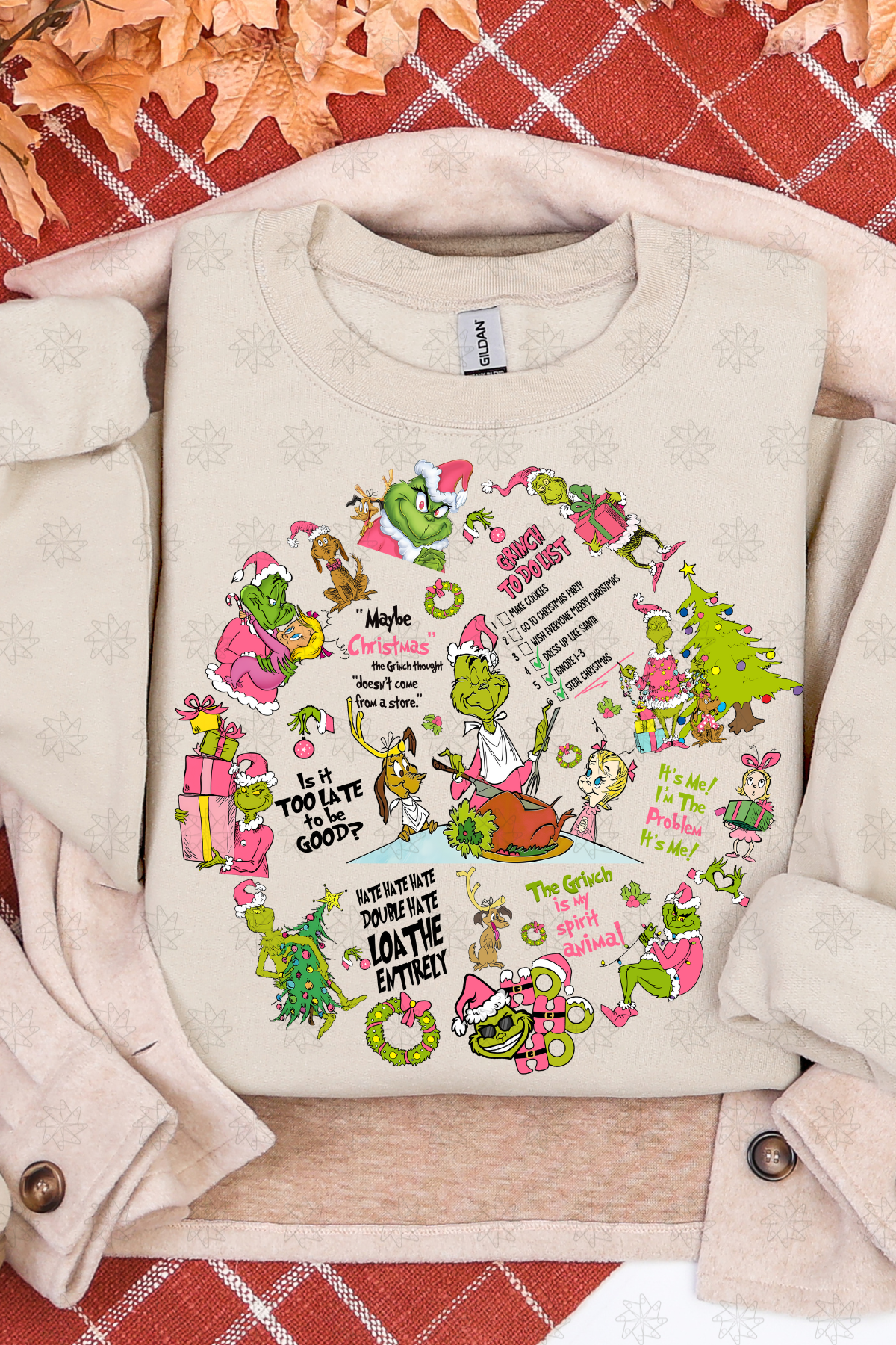 Christmas Collage Crewneck Sweatshirt