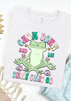 Calm the Frog Down Bella Canvas T-Shirt