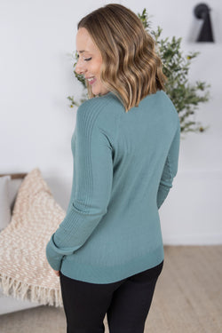 Ella Long Sleeve Top - Sage