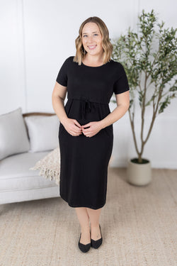 Gracelynn Midi Dress - Black