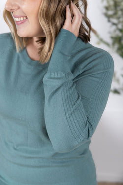 Ella Long Sleeve Top - Sage
