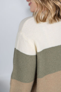 Colorblock Sweater - Neutral Mix