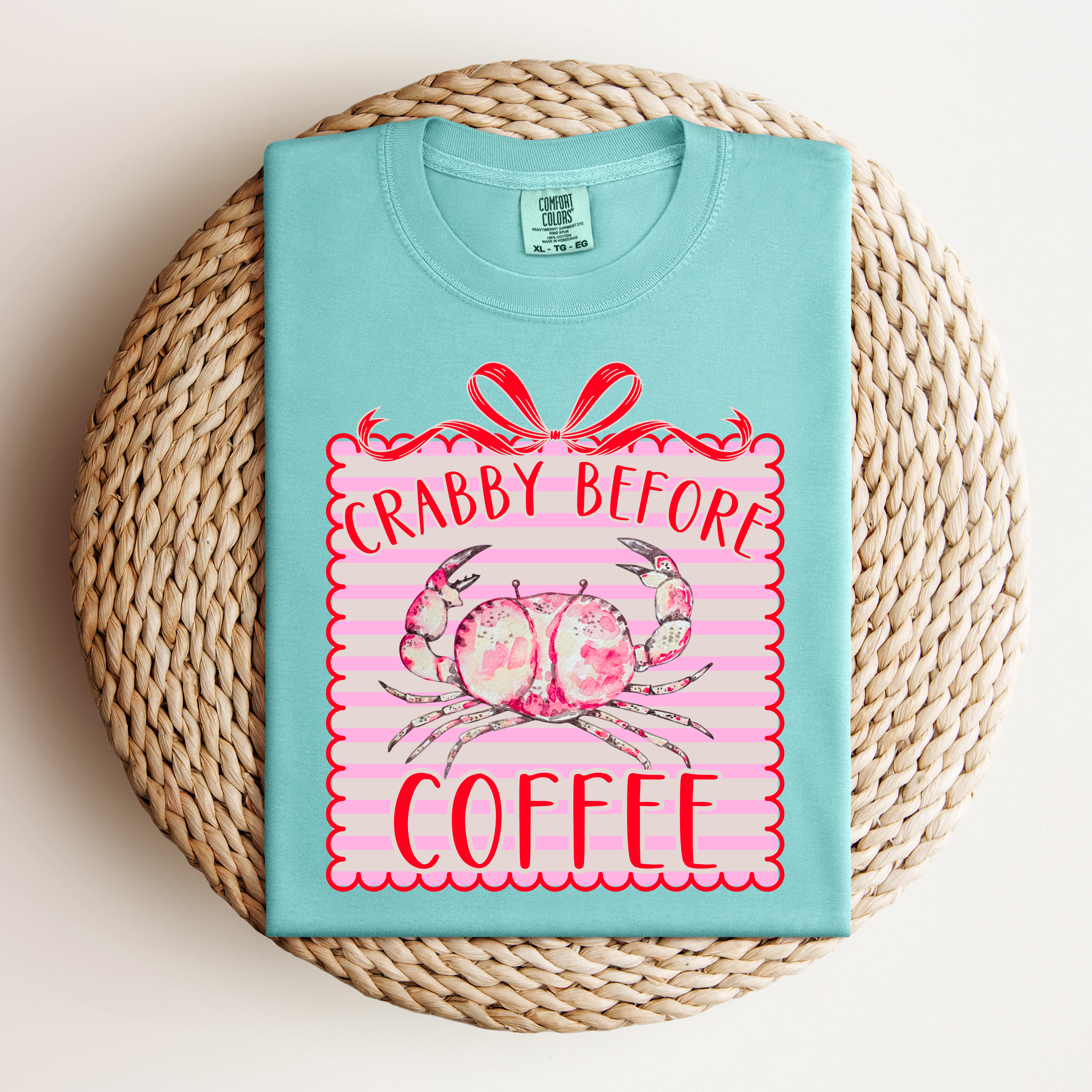 Crabby Before Coffee Tee.