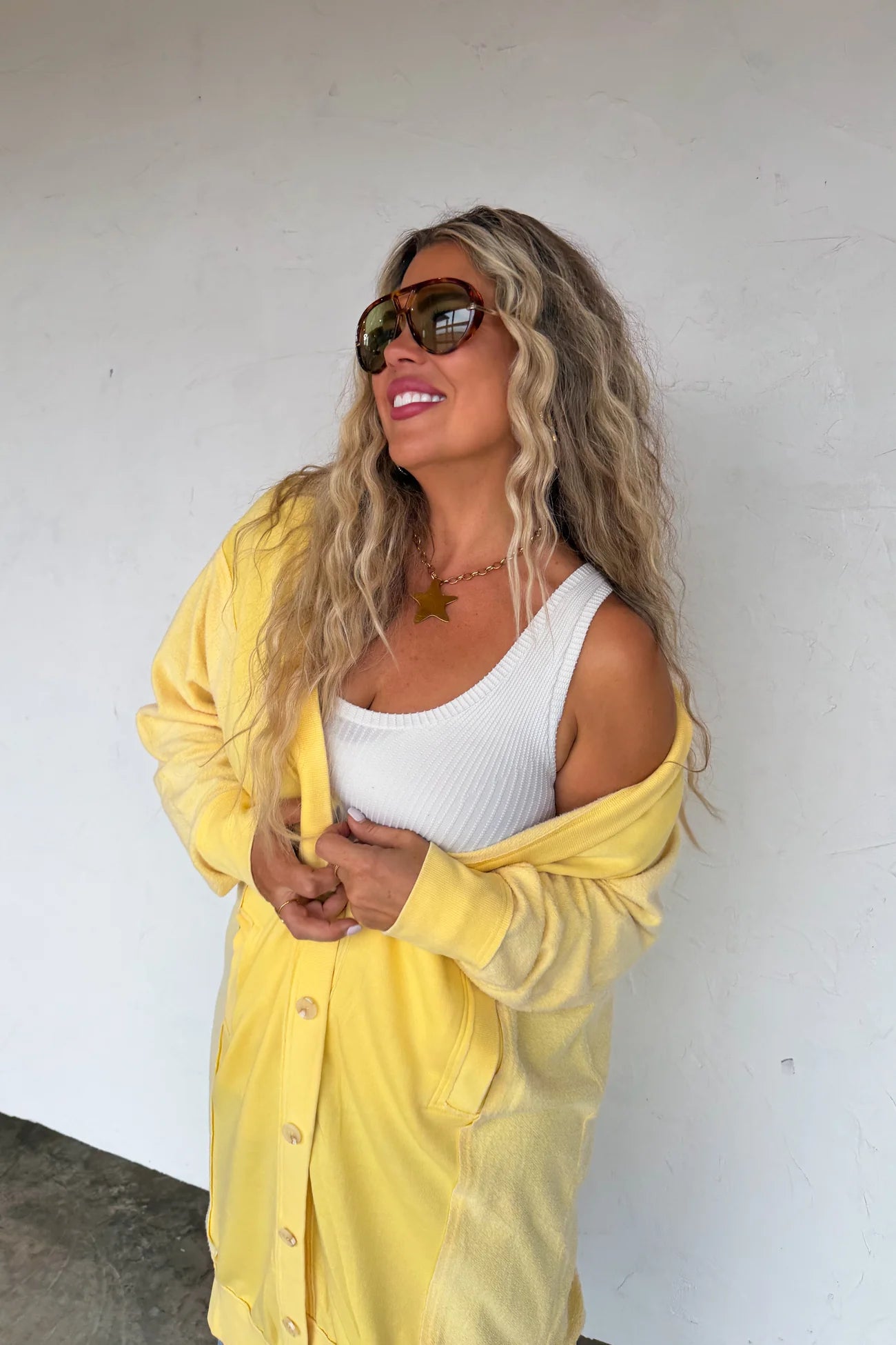 PREORDER- SPRING DESI SWEATSHIRT CARDIGAN