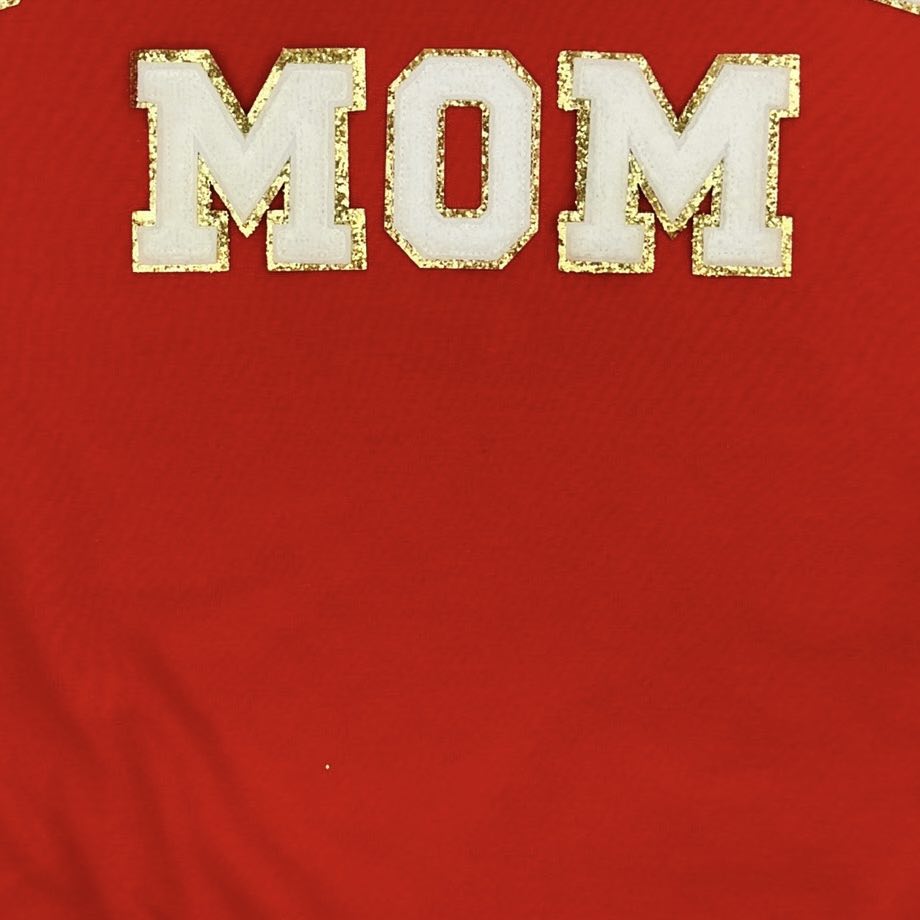 Baseball Mom Chenille Patch Sweatshirt