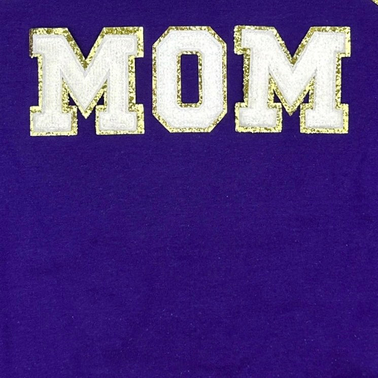 Baseball Mom Chenille Patch Sweatshirt