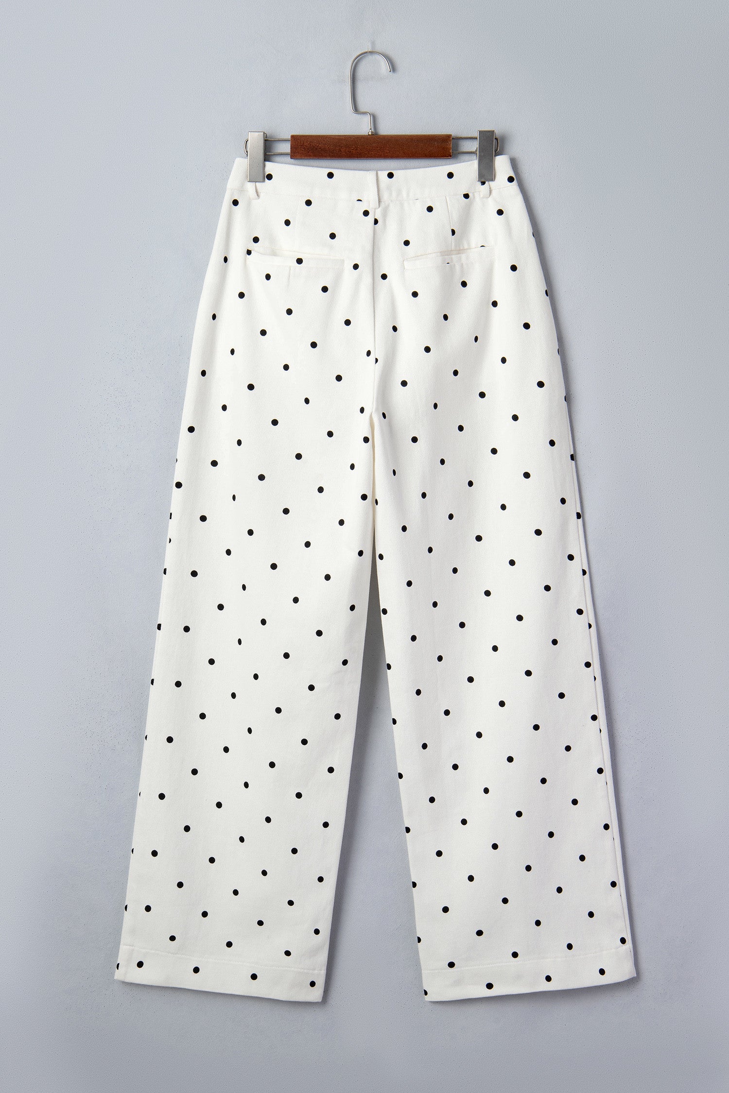 Polka-Dot Scalloped Jeans WTW