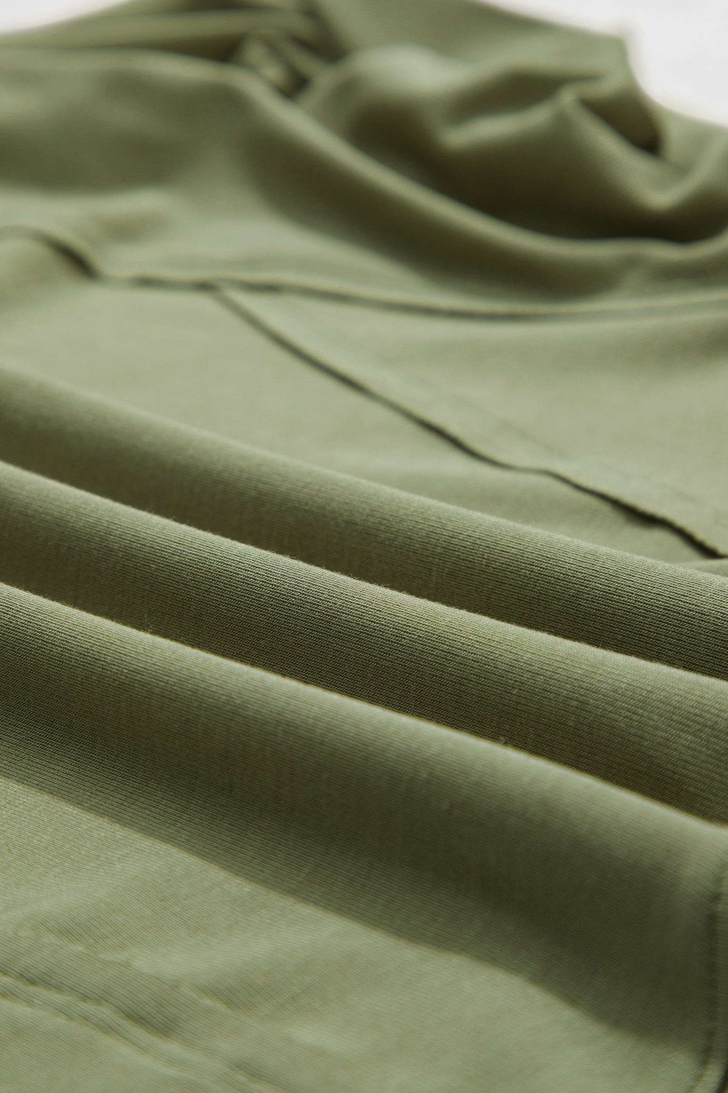 Solid Reverse Seam Paneling Long Sleeve Top
