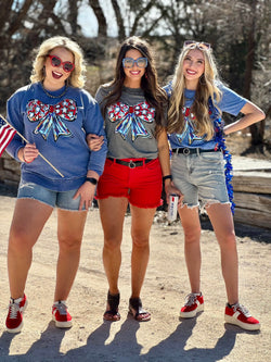 Callie Ann Stelter Patriotic Bow Tee