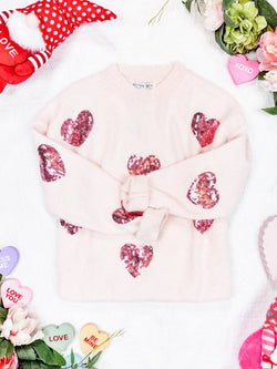 Sparkle Hearts Sweater