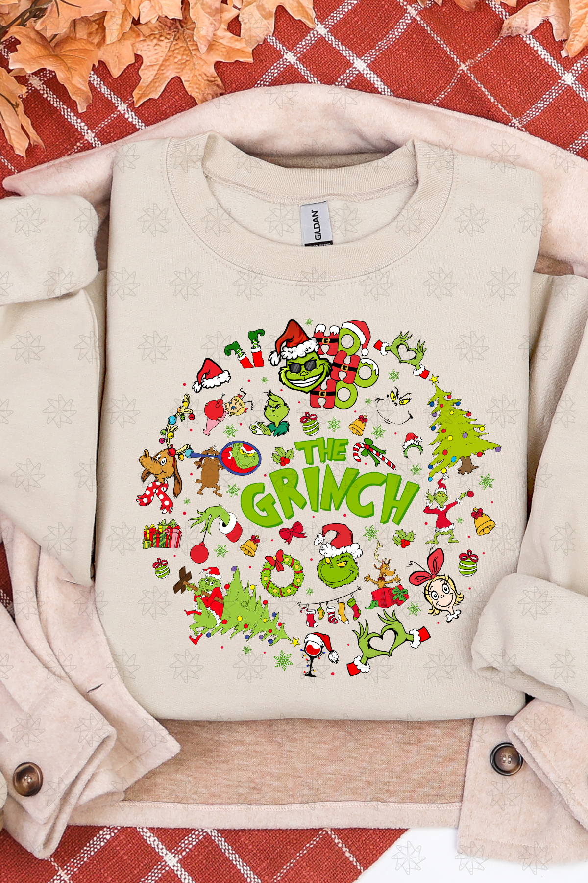 Christmas Collage Crewneck Sweatshirt