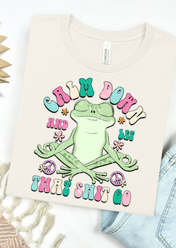 Calm the Frog Down Bella Canvas T-Shirt