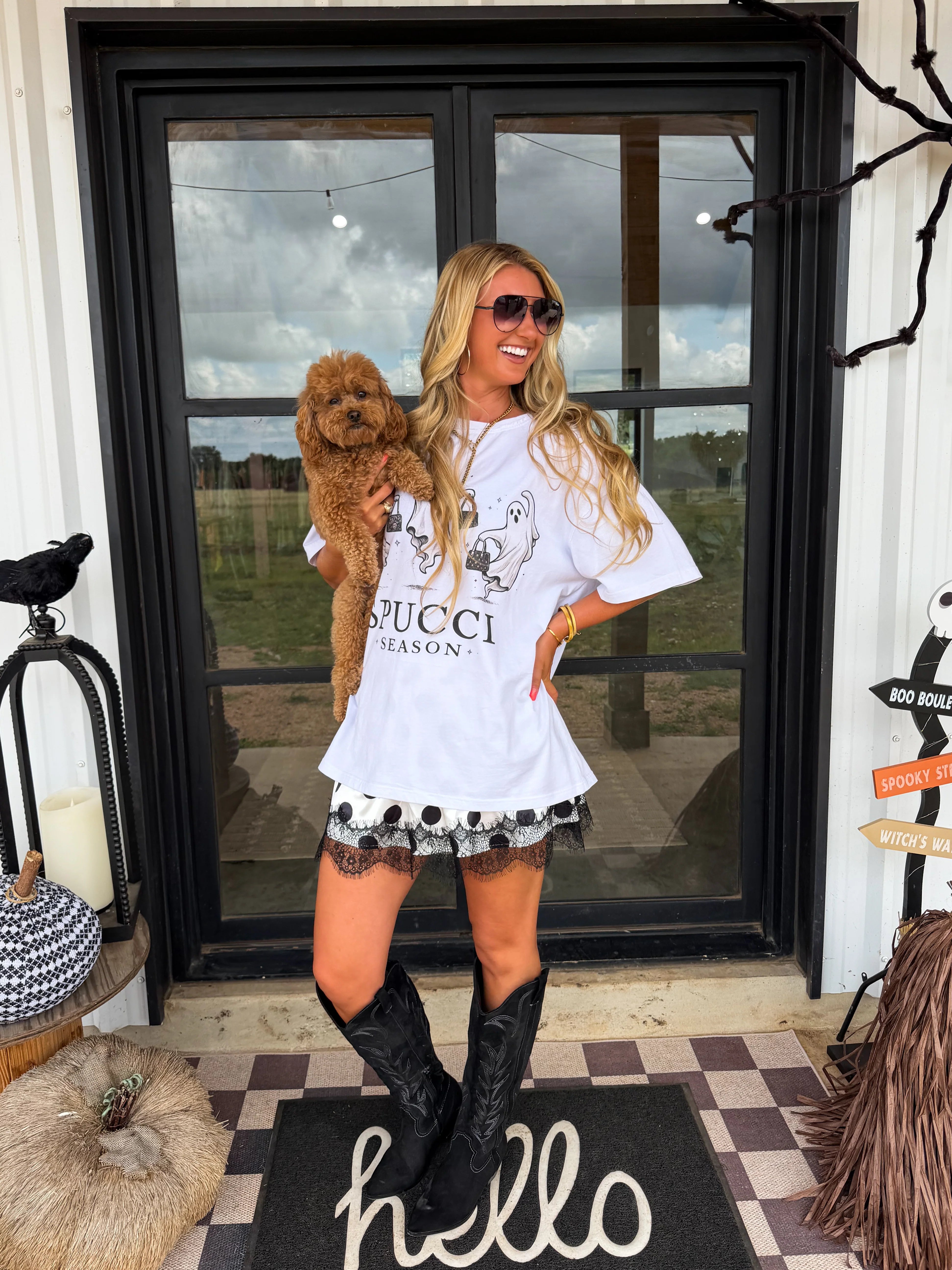 PREORDER- COSMIC CHARM LACE SKIRT