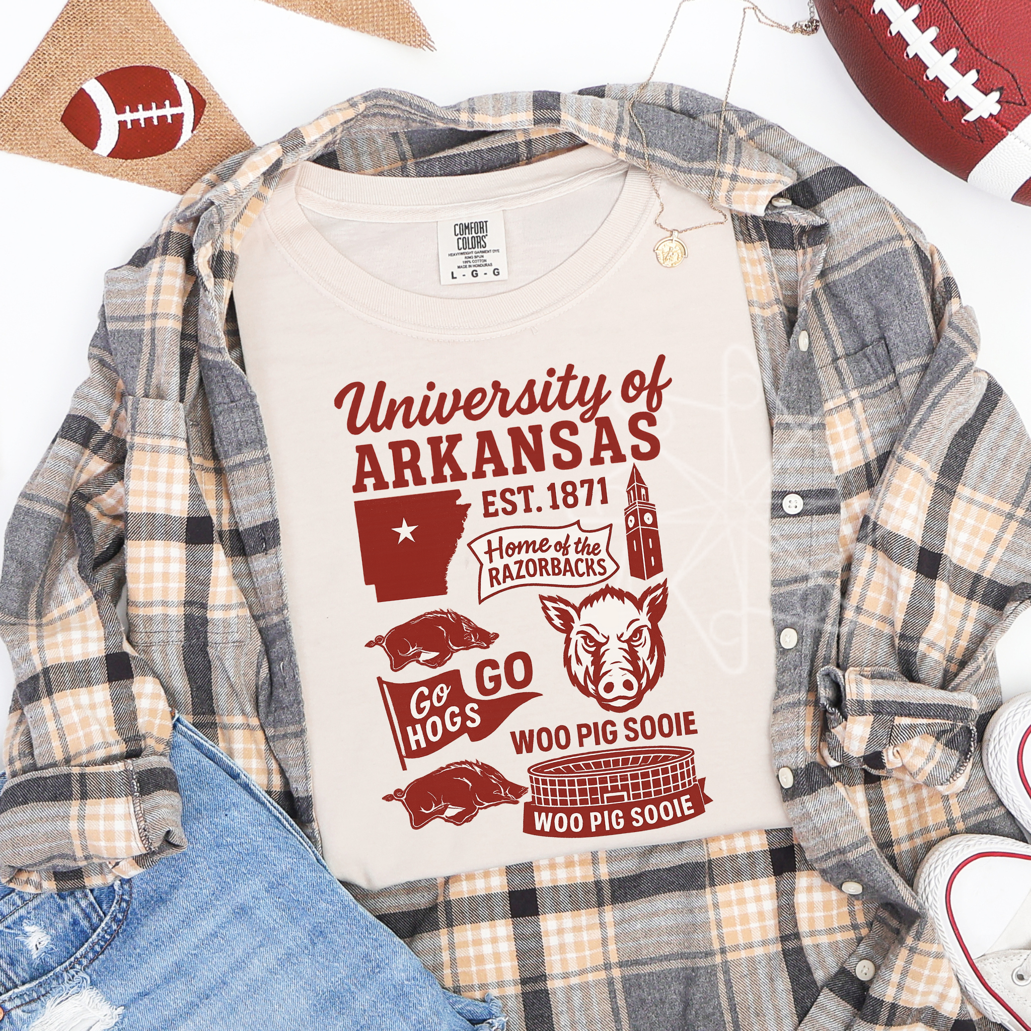 Home Of The Razorbacks Tee