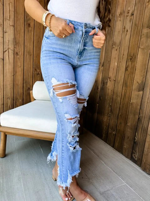 URBAN DISTRESSED CROP JEAN ~ RTS