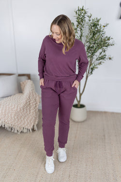 Corrine Joggers - Plum