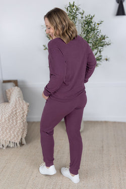 Corrine Joggers - Plum