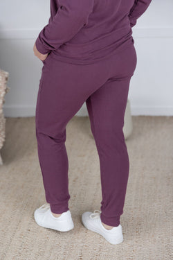 Corrine Joggers - Plum