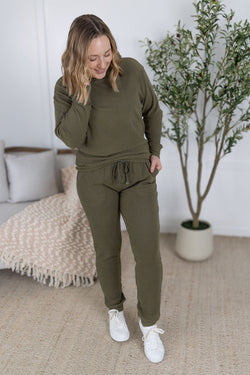 Corrine Joggers - Olive