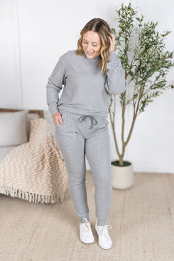 Corrine Joggers - Light Grey