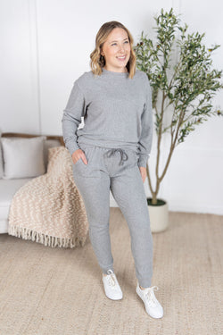 Corrine Joggers - Light Grey