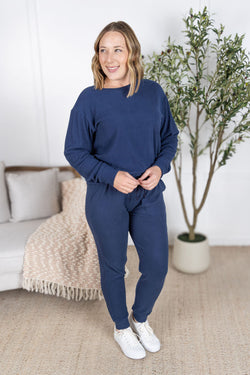 Corrine Joggers - Navy