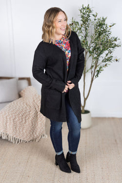 Madison Cozy Cardigan - Black
